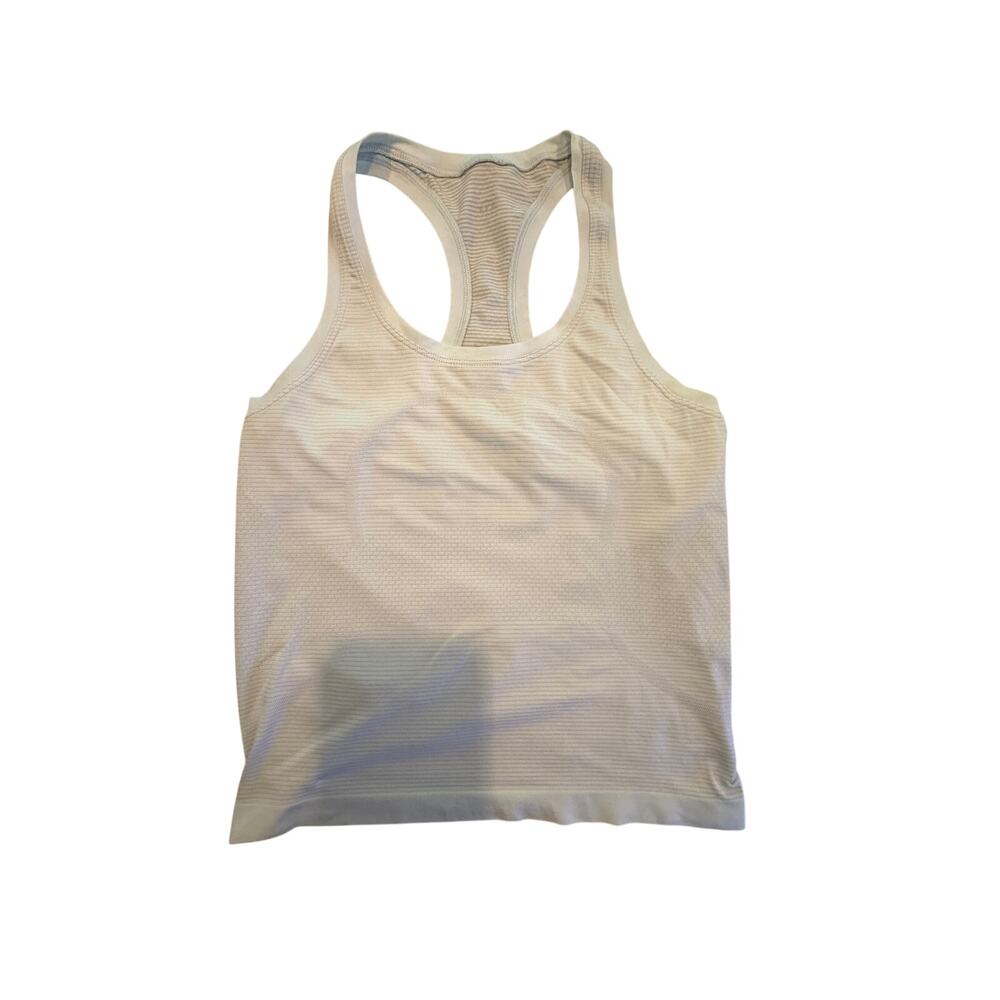 Lululemon Womens Racerback Tank Size 6 Light Blue
